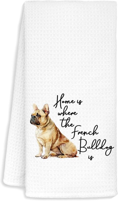 French Bulldog Kitchen Towels