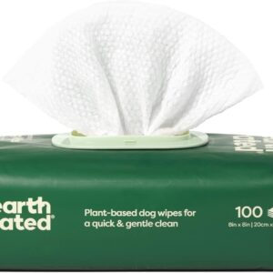 6_Textured Pet Wipes Cleaning and Odor-Controlling Grooming Wipes for Paws, Body, and Butt