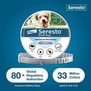 1_Seresto Small Dogs Under 18 lbs Vet-Recommended Flea & Tick Treatment & Prevention Collar. | 8 Months Protection