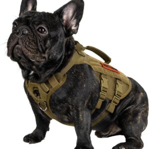 0_Tactical Dog Harness for Small Dog