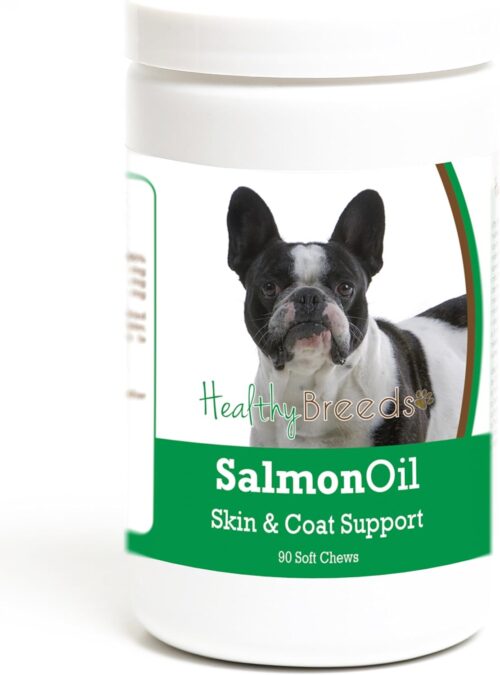 9a_Healthy Breeds French Bulldog Salmon Oil Soft Chews 90 Count