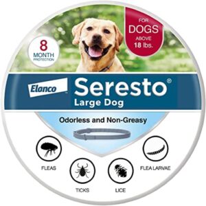 1_Seresto Large  Dogs Over 18 lbs Vet-Recommended Flea & Tick Treatment & Prevention Collar. | 8 Months
