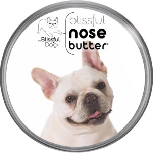 9a_The Blissful Dog Cream French Bulldog Nose Butter, Versatile Dog Nose Balm for Dry Nose, Handcrafted Nose Moisturizer, Easy-to-Apply Dog Essentials, Unscented, 1 oz.