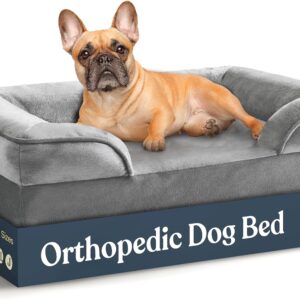 4_Orthopedic Sofa Dog Bed – Ultra Comfortable Dog Bed
