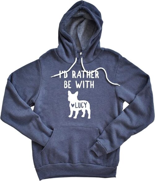 Personalized Hoodie With Name For French Bulldog