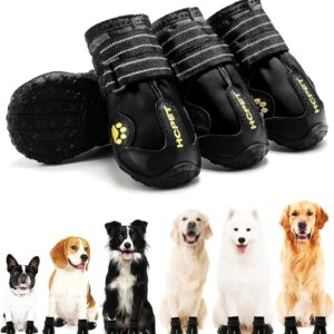 7_Dog Shoes, Boots Waterproof, Paw Protector for Summer Hot Pavement, Winter Snowy Day
