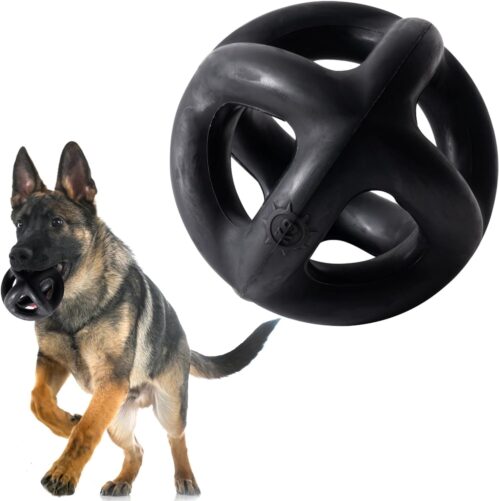 4_Monster K9 Indestructible Ring Ball – Lifetime Replacement – Medium & Large Breeds – Ultra Durable Dog Toy for Aggressive Chewers – Chew, Tug, & Fetch – 5.5″