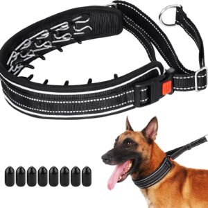 1_Mayerzon Martingale No Pull Dog Collar for Medium Large Dogs, Anti Pull Training Dog Collar, Adjustable Reflective Dog Walking Collar with Buckle for Pitbull, German Shepherd, Rottweiler