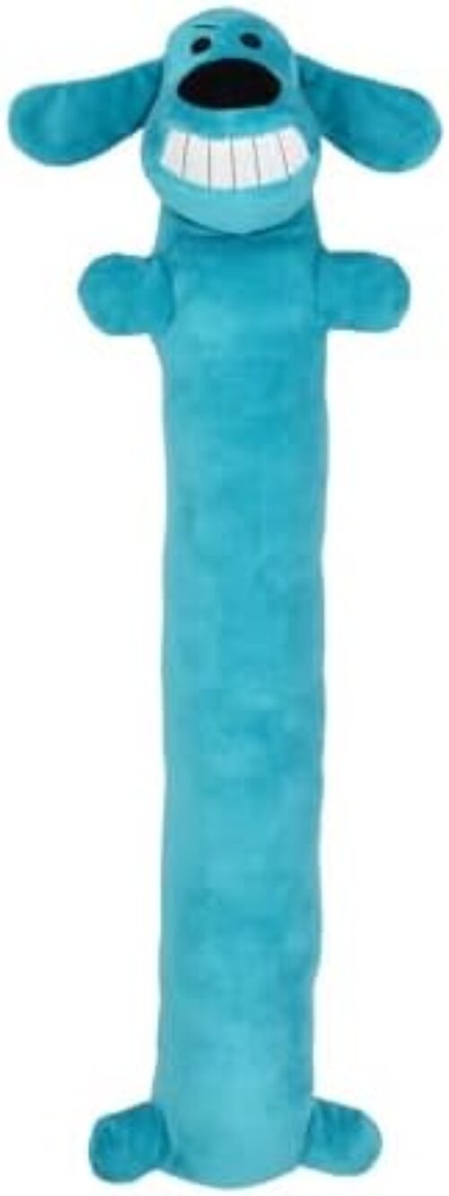 Multipet Original Loofa Dog Plush Toy – Squeaky Toy for All Dogs – Extra Soft Plush – Stuffed Animal Dog Toys for Playing (1 Count, 24”, Random Color Surprise)