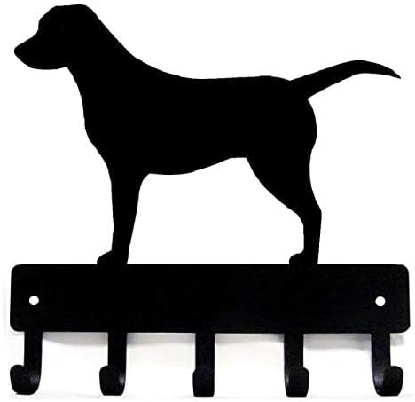 Labrador Retriever Key Holder for Wall - Small 6 inch Wide with 5 Hooks - Made in USA - Image 2