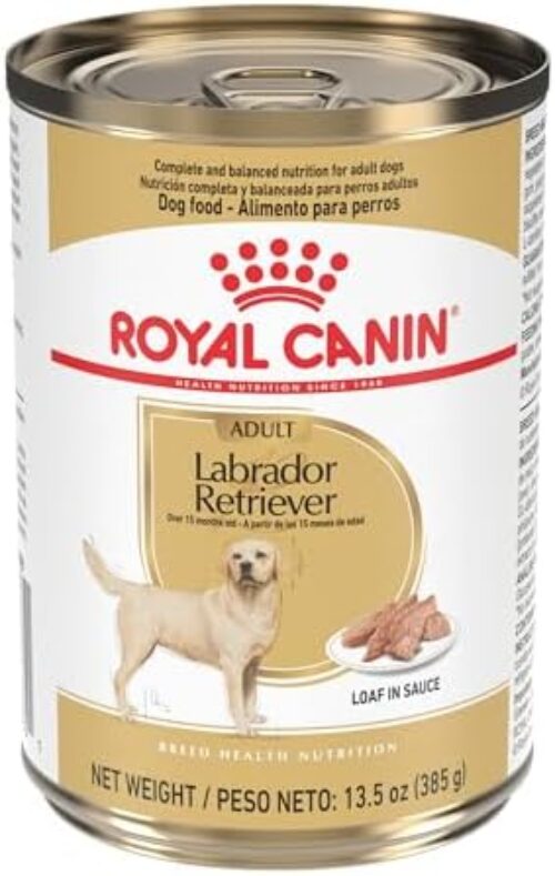 Royal Canin Breed Health Nutrition Labrador Retriever Adult Loaf in Sauce Dog Food, 13.5 oz (Pack of 12)