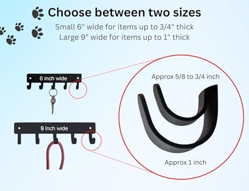 Labrador Retriever Key Holder for Wall - Small 6 inch Wide with 5 Hooks - Made in USA - Image 3
