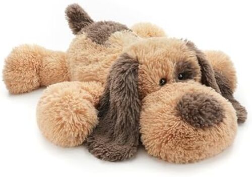Floppy Stuffed Dog Puppy Plush Toy, Huggable Beagle Labrador Retriever Stuffed Animal Dogs for Kids Girls Boys Baby Birthday Gift, 20 inch, Brown