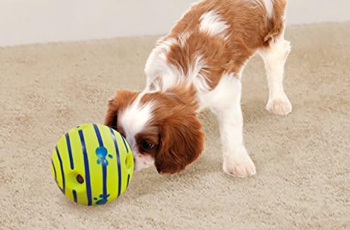 Wobble Wag Giggle Ball | Rolling Enrichment Toy for Fun Playtime, Interactive Play for Indoor or Outdoor, Keeps Dogs & Puppies Large, Medium or Small Busy & Moving, As Seen on TV | Pack of 1 - Image 2