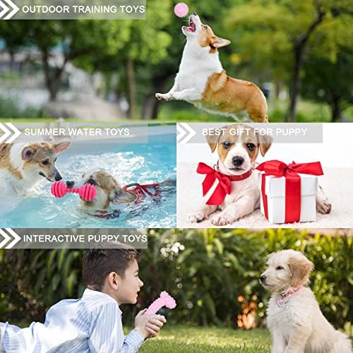 Puppy Toys, 6 Pack Dog Chew Toys for Puppy, Cute Pink Small Dog Toys, Teething Toys for Puppies, Soft Durable Interactive Chew Toy for Small Dogs - Image 6