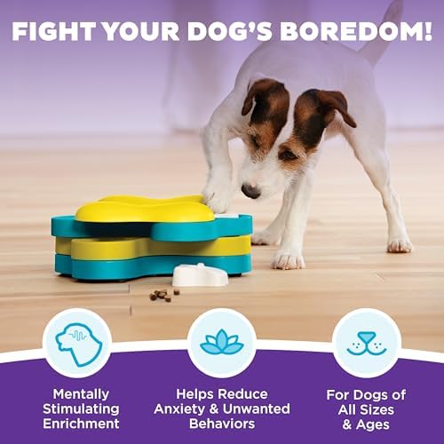 Outward Hound by Nina Ottosson Dog Tornado – Interactive Treat Puzzle Enrichment Toy, 3 Spinning Layers, Level 2 Intermediate - Image 2