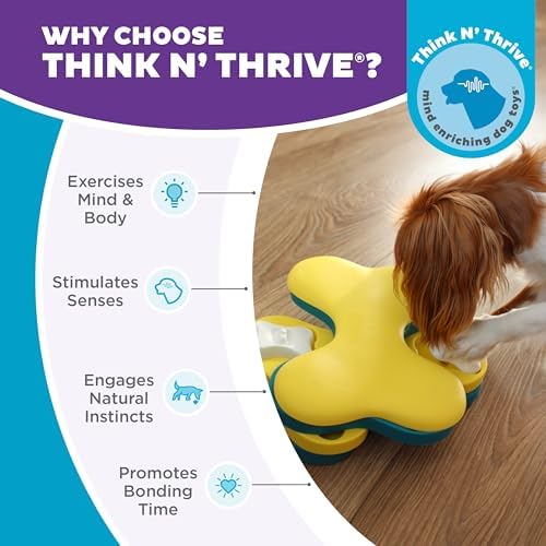 Outward Hound by Nina Ottosson Dog Tornado – Interactive Treat Puzzle Enrichment Toy, 3 Spinning Layers, Level 2 Intermediate - Image 6