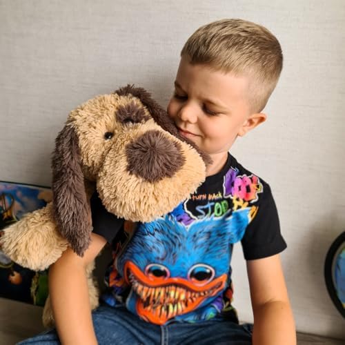 Floppy Stuffed Dog Puppy Plush Toy, Huggable Beagle Labrador Retriever Stuffed Animal Dogs for Kids Girls Boys Baby Birthday Gift, 20 inch, Brown - Image 8