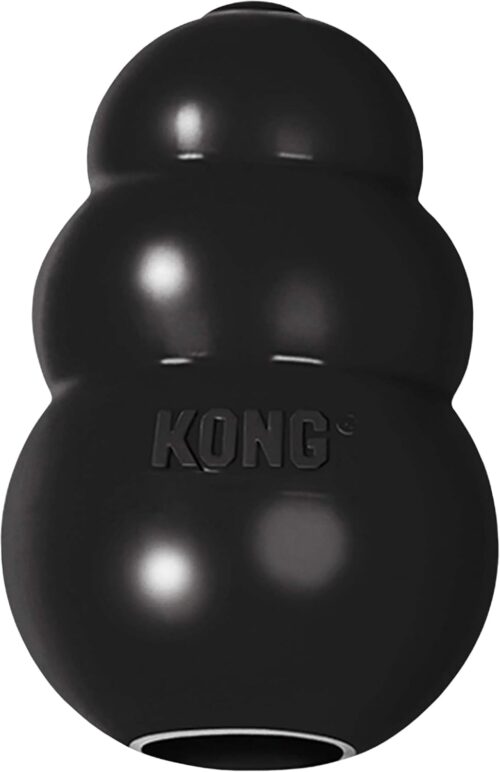 5_KONG Extreme Dog Toy – Fetch & Chew Toy – Treat-Filling Capabilities & Erratic Bounce for Extended Play Time Most Durable Natural Rubber Material – for Power Chewers – for Large Dogs