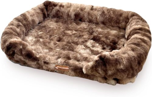 2_Pelsbarn Luxurious Orthopedic Dog Bed – Medium (39.3″ x 23.6″) Therapeutic Joint Support Pet Bed – Velvety Soft Removable Washable Cover