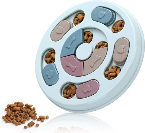 1_DR CATCH Dog Puzzle,Dogs Food Toys for IQ Training & Mental Enrichment,Dog Treat Puzzle
