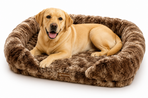3_Pelsbarn Luxurious Orthopedic Dog Bed – X-Large (47.24″ x 31.49″) Therapeutic Joint Support Pet Bed – Velvety Soft Removable Washable Cover