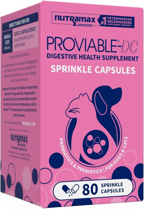 Nutramax Proviable Probiotics + Prebiotics, for Dogs