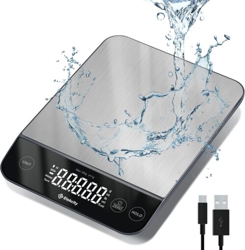 Etekcity digital kitchen scale with gram measurements for weighing small newborn puppies