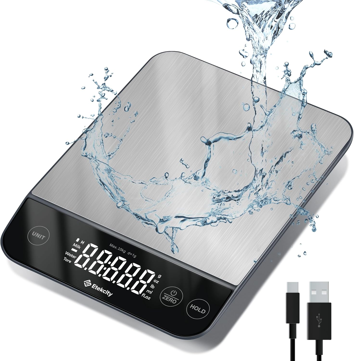Etekcity digital kitchen scale with gram measurements for weighing small newborn puppies