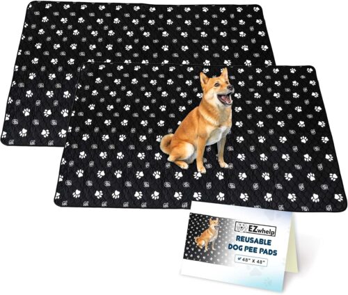 EZwhelp reusable quick dry whelping pads with heavy absorbency for newborn puppies