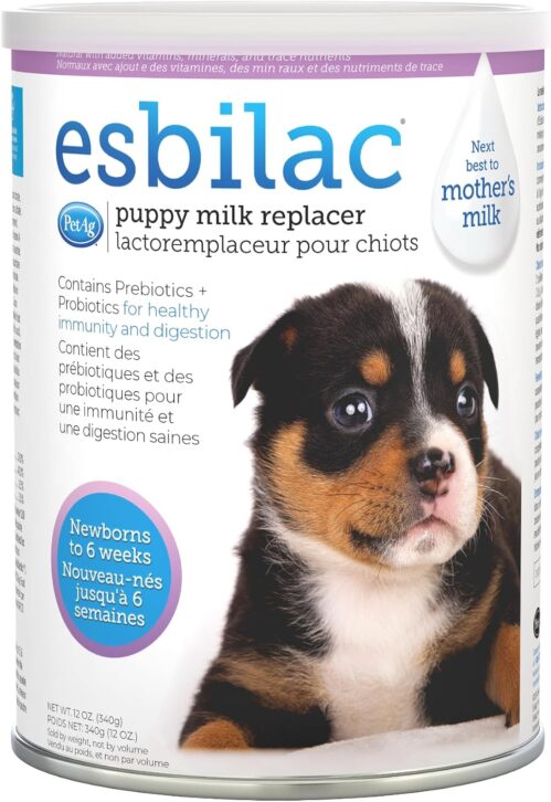 PetAg Esbilac puppy milk replacer powder for supplemental newborn puppy feeding