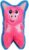 Outward Hound Durablez Minis – Squeaky Plush Dog Toy, No Stuffing for Less Mess, Interactive & Tough, Jumbo Squeaker, Puppies & Small Dogs, Pig, 6.8″