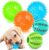 2 Different Functions Interactive Ball for Dogs 2.5” Squeaky Dog Balls Toys and Puppy Teething Chew Toy Balls for Small Dogs for Clean Teeth and Training （5Pcs）