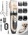 6_oneisall Dog Clipper Low Noise, Dog Grooming Kit with Rechargeable, Pet Shaver Cordless Electric Quiet Hair Clipper Set for Dogs Cats Pets