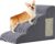 4_Dog Stairs for Small Dogs, 4-Step Dog Ramp for Bed 19.7″ H, Dogs Steps for Bed, Couch, Pet Stairs with Non-Slip Bottom Design, Cat Scratching, High Density Foam Portable Pet Steps, Indoor