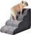 4_Curved Dog Stairs Ramp for High Beds 19.7″ H, 4-Step Dog Steps for Small Dogs and Cats, Pet Stairs for High Bed Climbing, Non-Slip Balanced Pet Step Indoor