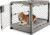 DIGGS Revol Collapsible Dog Crate with Wheels – Premium Portable Dog Crate – Safe, Stylish, and Convenient Indoor Kennel